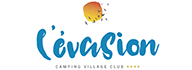 Logotype camping l'Évasion, camping located in the Lot