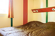 Habitación con cama doble del chalet Autoire