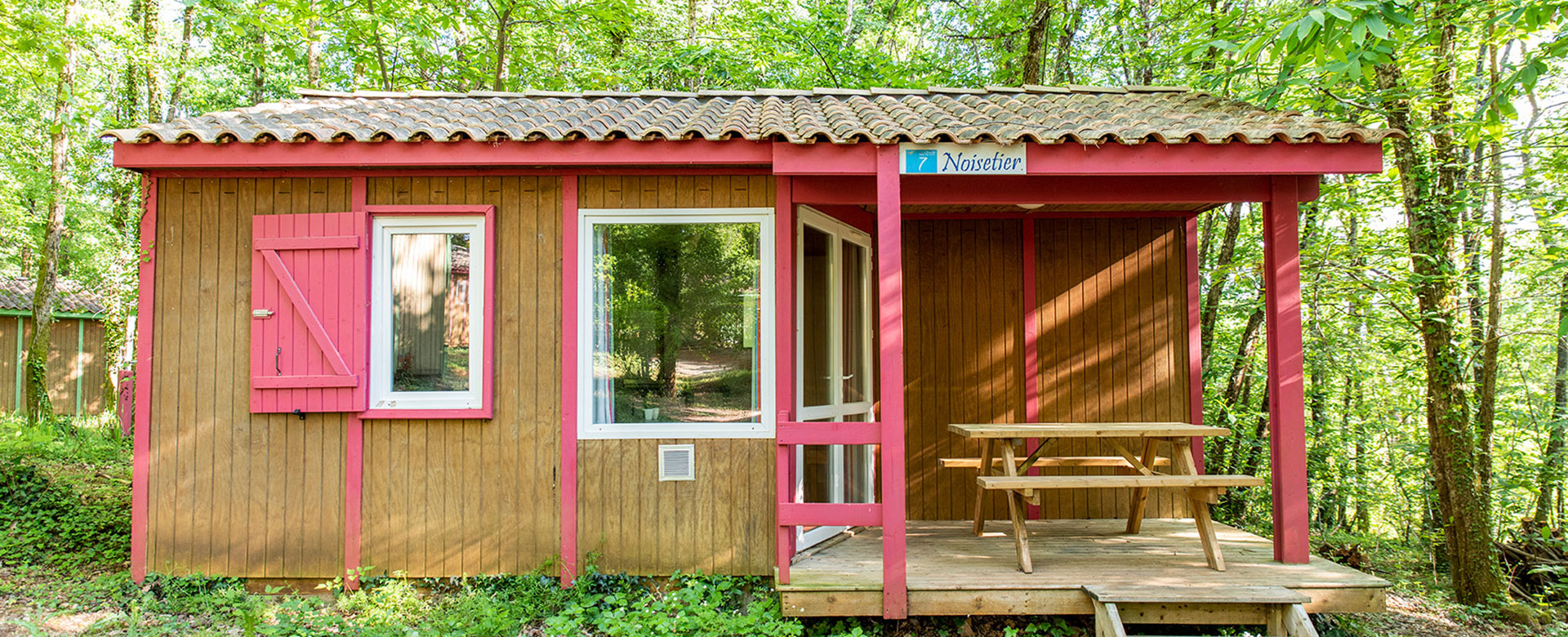 Chalet gouffre de Padirac au camping l'Évasion dans le Lot