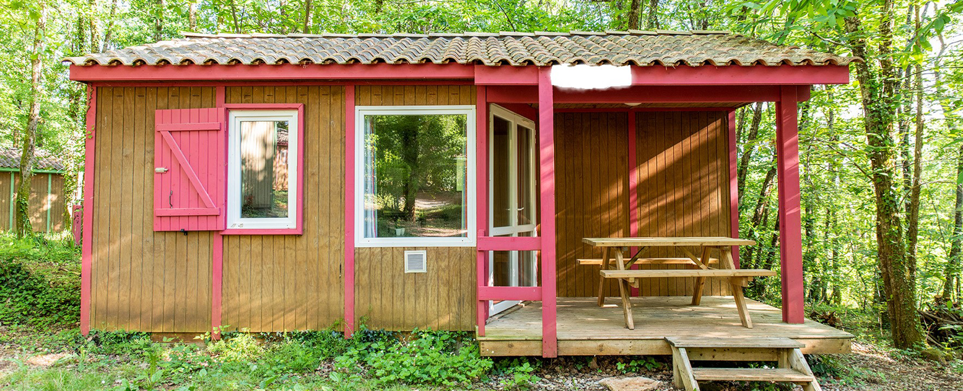 Chalet Pech merle au camping l'Évasion dans le Lot