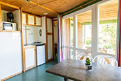 Cocina y comedor del chalet Rocamadour