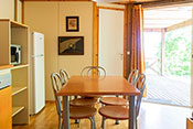 Cocina y comedor del chalet Sarlat