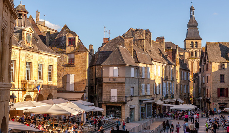 Sarlat, vast site of the Occitanie